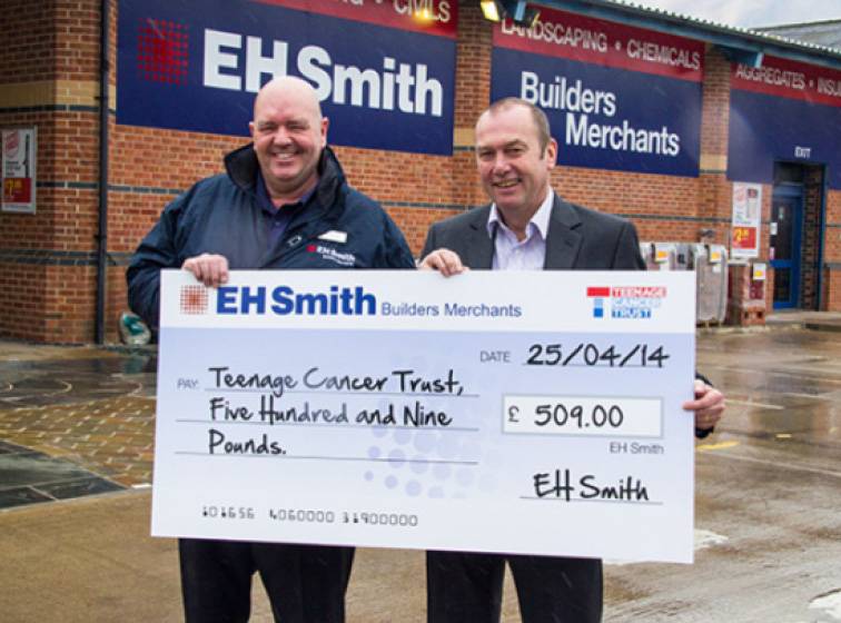 Fundraising Results from EH Smith Leicester’s Relaunch 29 Apr 14