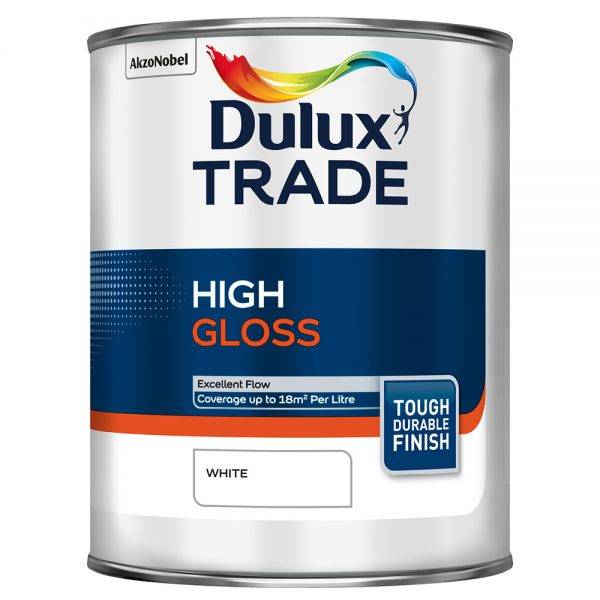 Dulux Trade High Gloss White 1L