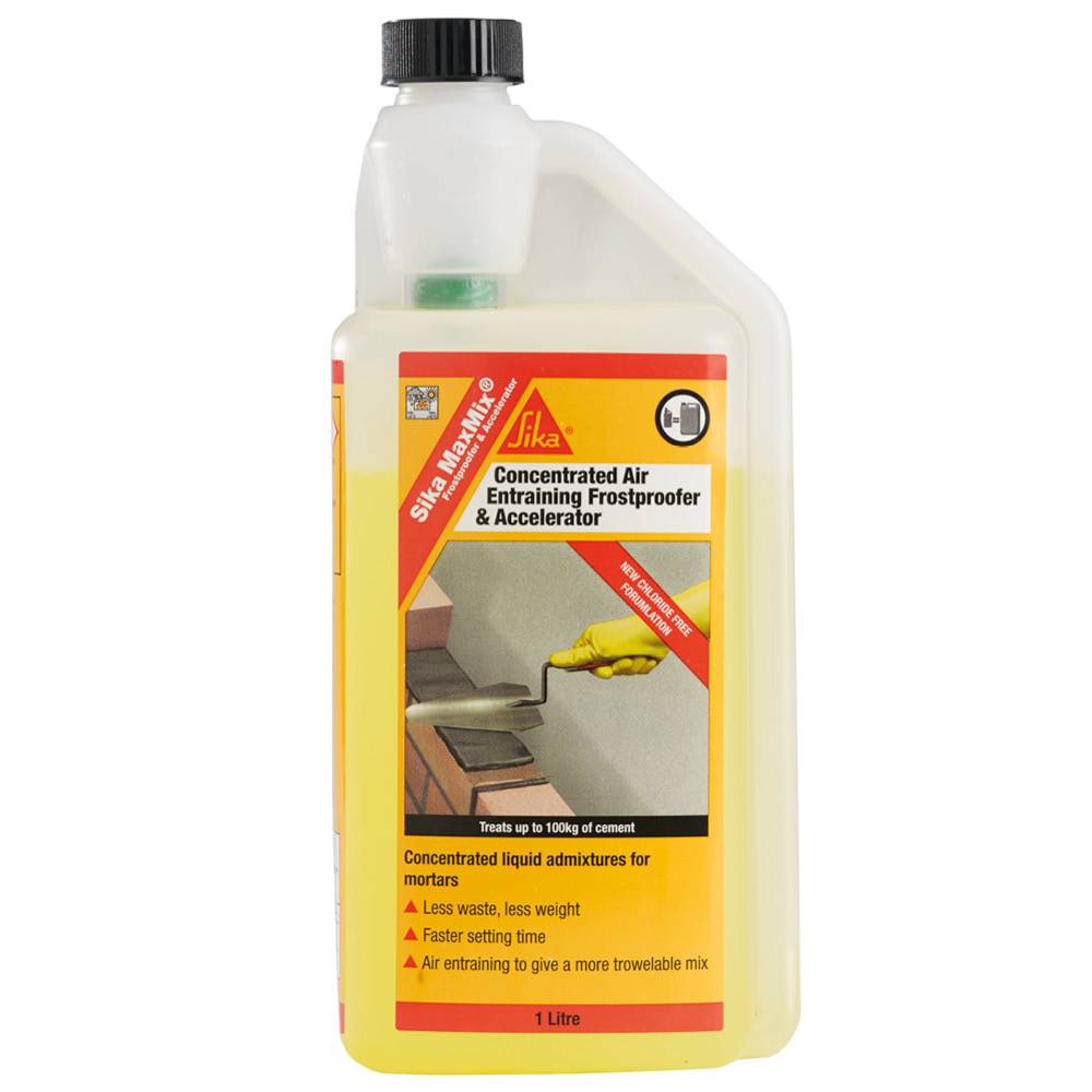 Buy Sika MaxMix Frosterproofer & Accelerator 1L, Additives Product ...