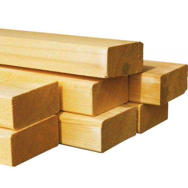 4.8m Kiln Dried Cls C16+ Whitewood Studding Timber 50 x 75mm