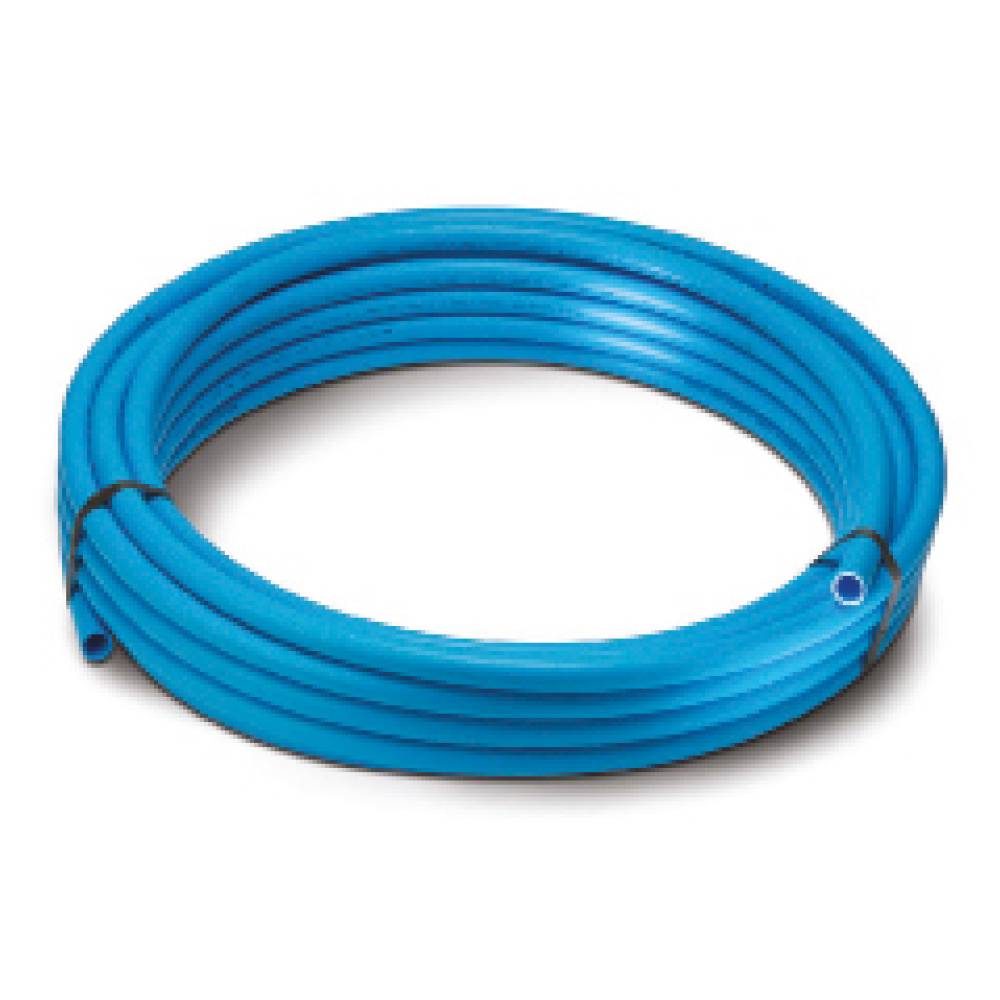25mm x 25m MDPE Water Service Pipe To BS6572 Blue